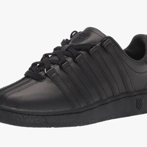 K-Swiss Black Sneakers with Signature Stripes